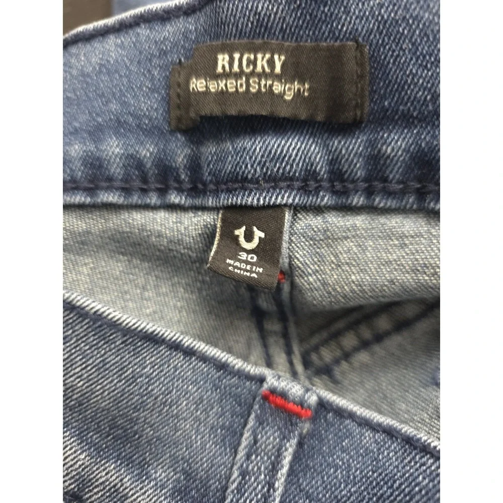 True Religion Ricky SN FlapStraight Style 700642 Medium‎ Rustic Barn Wash 30x34
